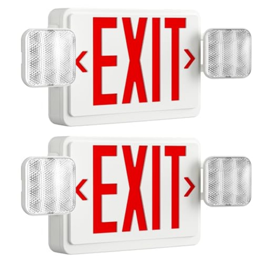 LED Exit Sign with Emergency L - đánh giá và giá Emergency Exit Sign