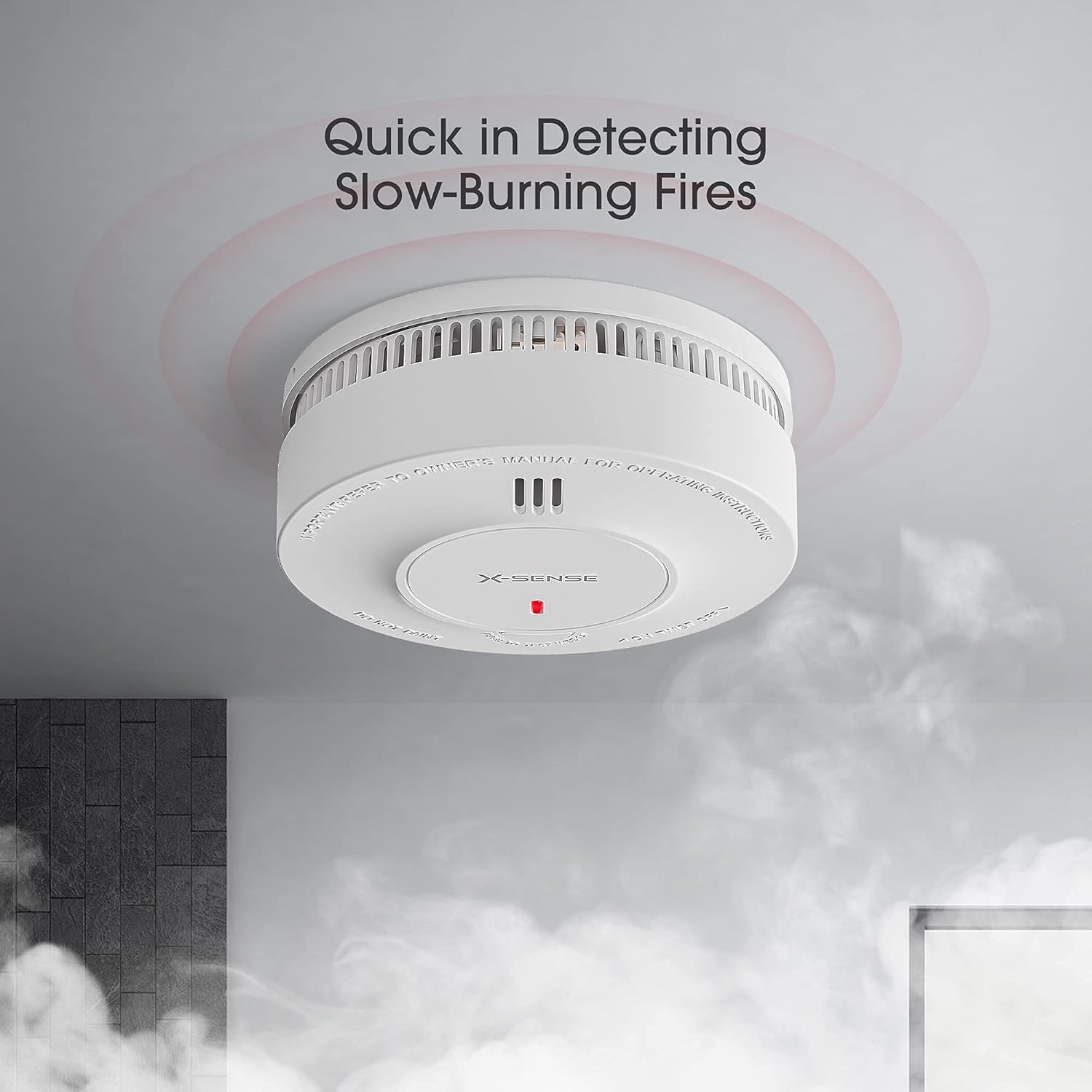 X-Sense Smoke Alarm, 10-Year B - đánh giá và giá Smoke Detector Interconnected