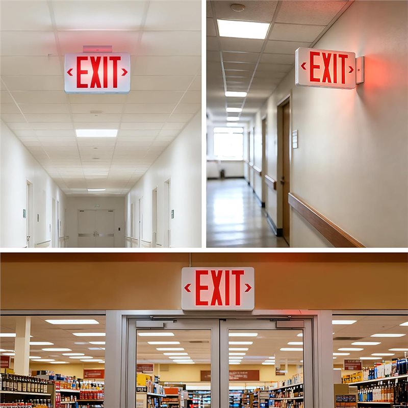 ABKQ-UL Listed LED Exit Light  - đánh giá và giá Emergency Exit Sign
