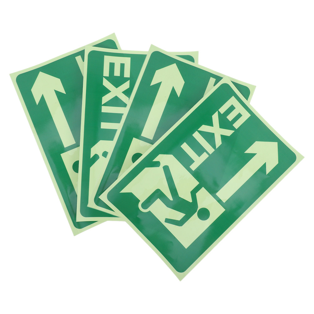4Pcs Glow Exit Stickers Lumino - đánh giá và giá Emergency Exit Sign