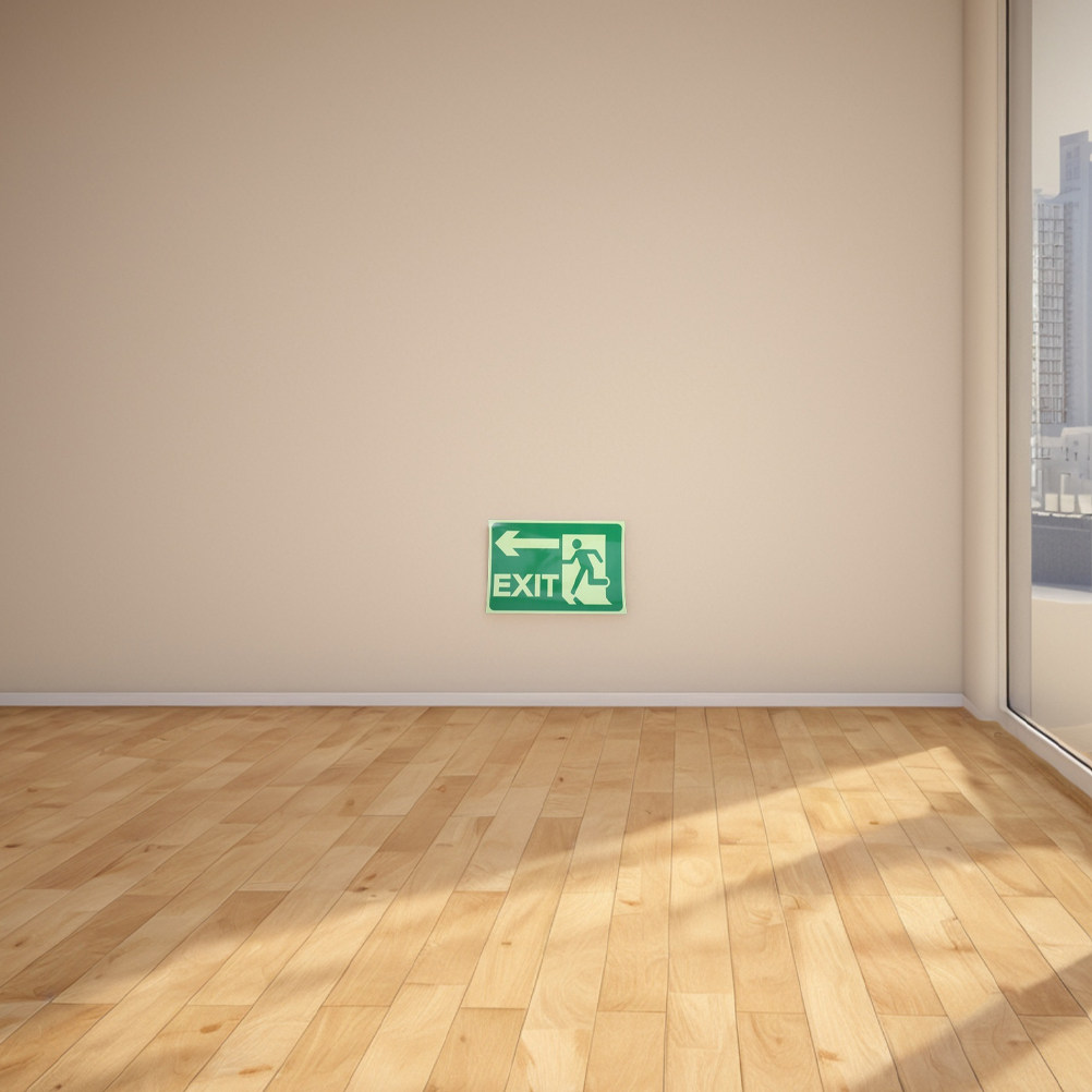 4Pcs Glow Exit Stickers Lumino - đánh giá và giá Emergency Exit Sign