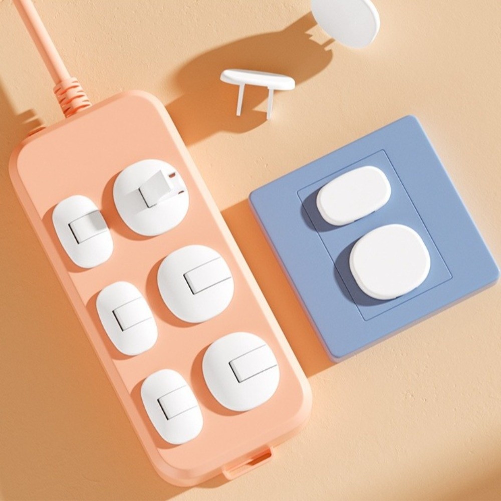 5pcs New Soft Silicone Socket  - đánh giá và giá Outlet Cover Baby