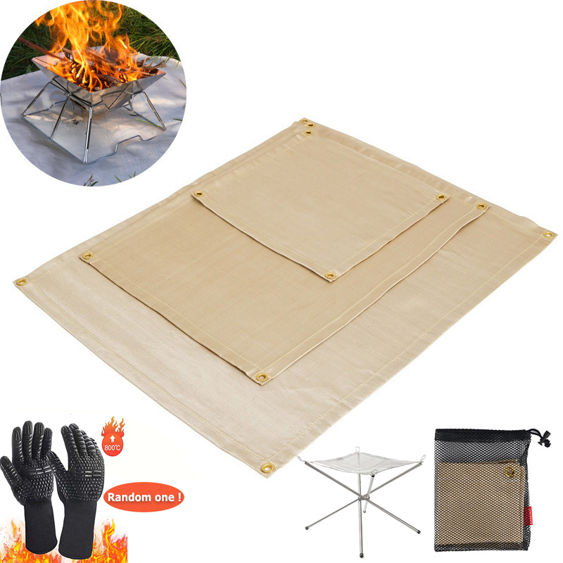 Outdoor Camping Fireproof Clot - đánh giá và giá Fire Blanket Kitchen