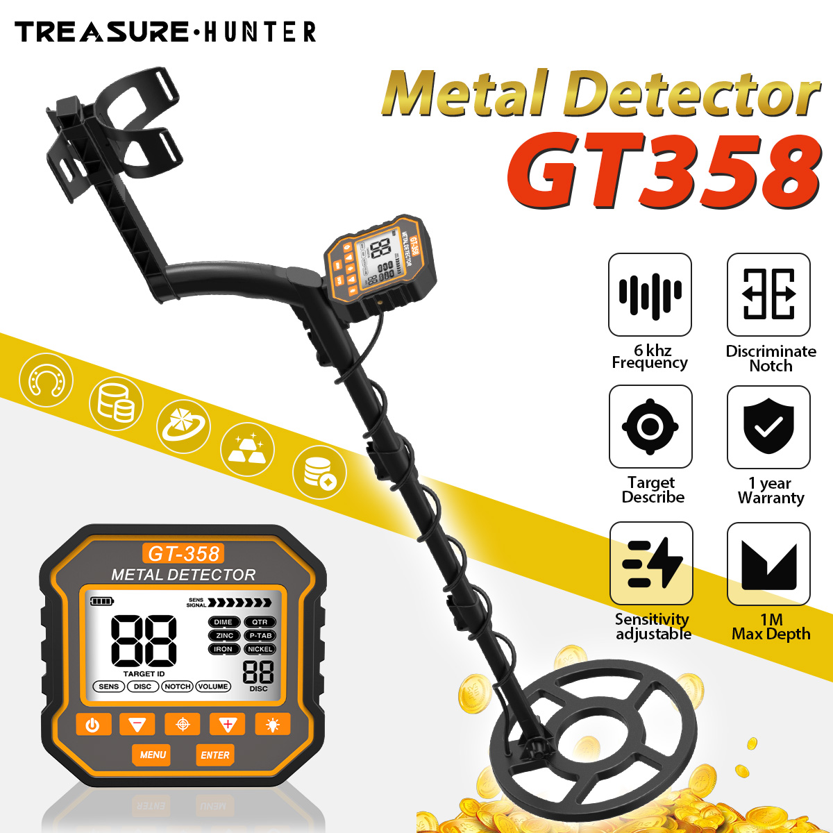 Treasure Hunter Metal Detector - đánh giá và giá Co Detector Plug