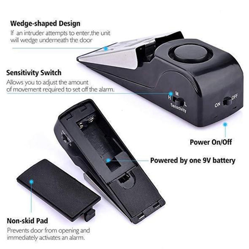 Wireless Door Stop Alarm Lock  - đánh giá và giá Door Stop Alarm