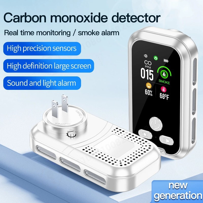 Portable 6 in 1 Gas Detector A - đánh giá và giá Co Detector Plug