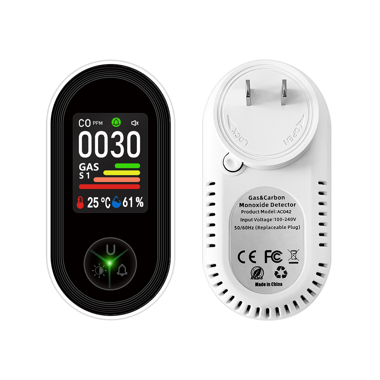 OEM Plug in 4-in-1 Co Detector - đánh giá và giá Co Detector Plug