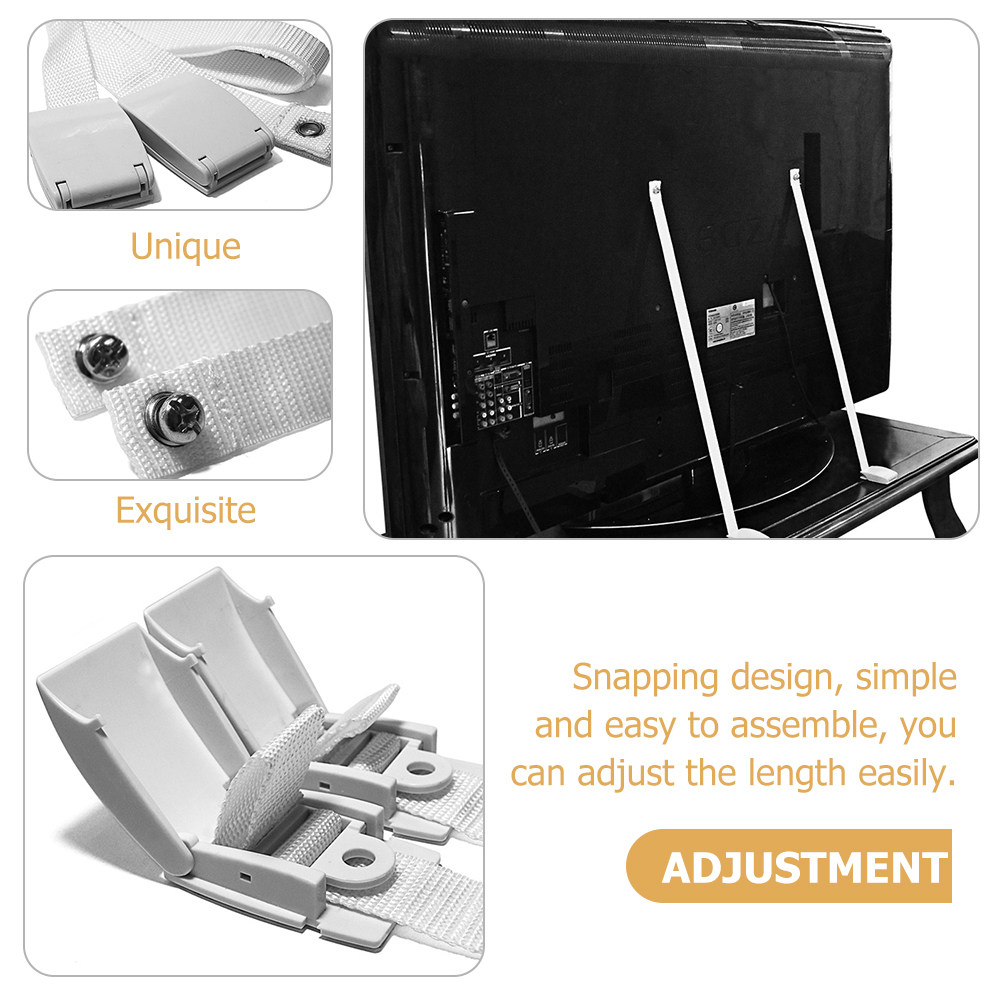 2Pcs TV Anti Tip Strap Adjusta - đánh giá và giá Earthquake Anchor Strap